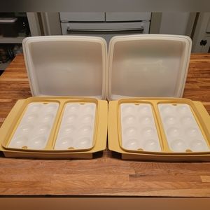 Vintage Tupperware Deviled Egg Holders